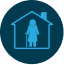 nursing home injury icon