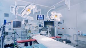Technologically Advanced Operating Room, Ready for Surgery.